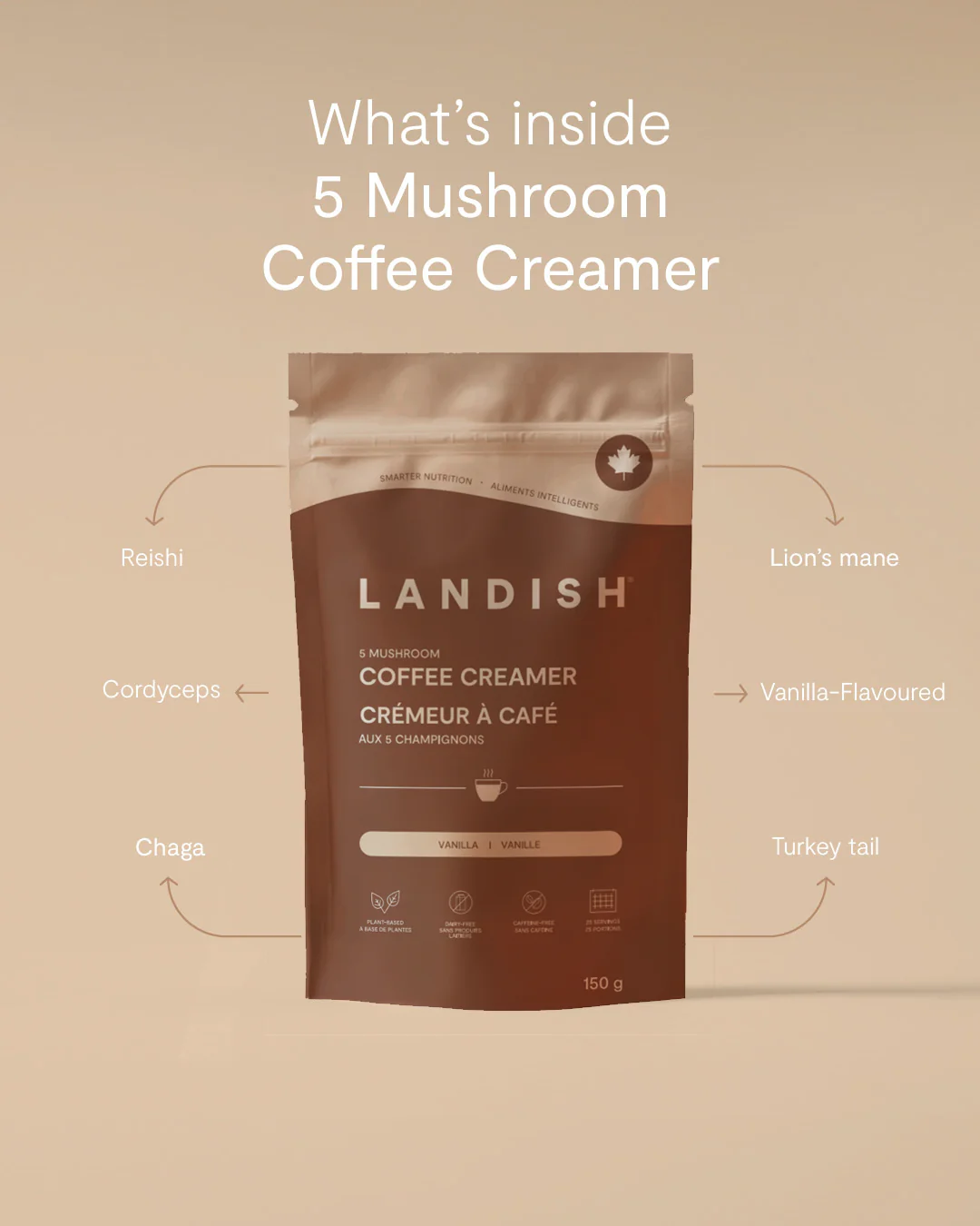 5 Mushroom Coffee Creamer - Image 3